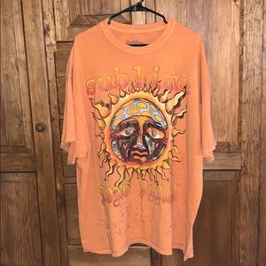 Uo Sublime Distressed T Shirt Dress 